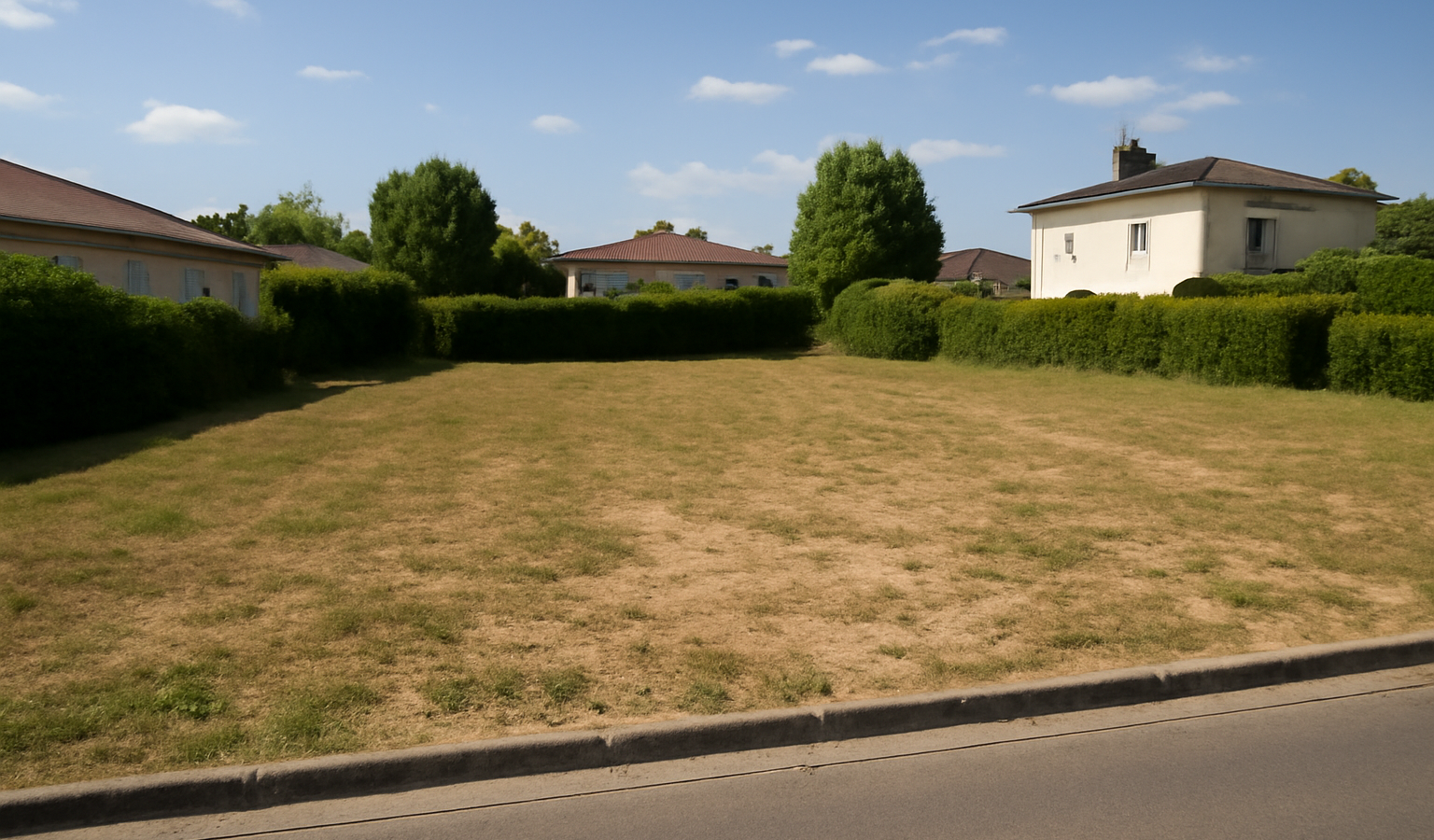 Terrain constructible zone résidentielle calme