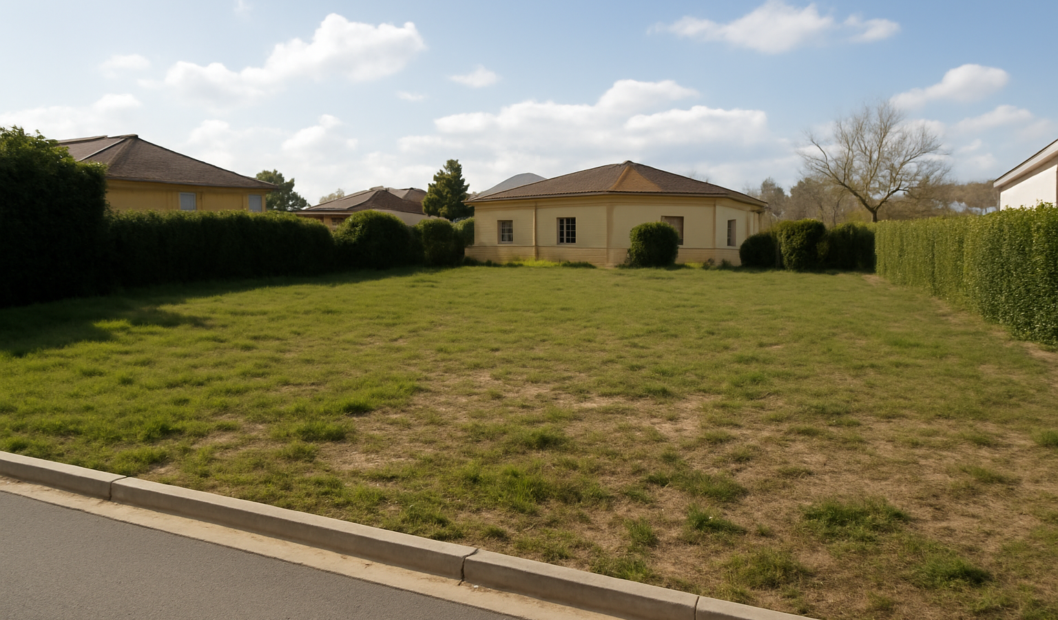 Terrain constructible zone résidentielle calme