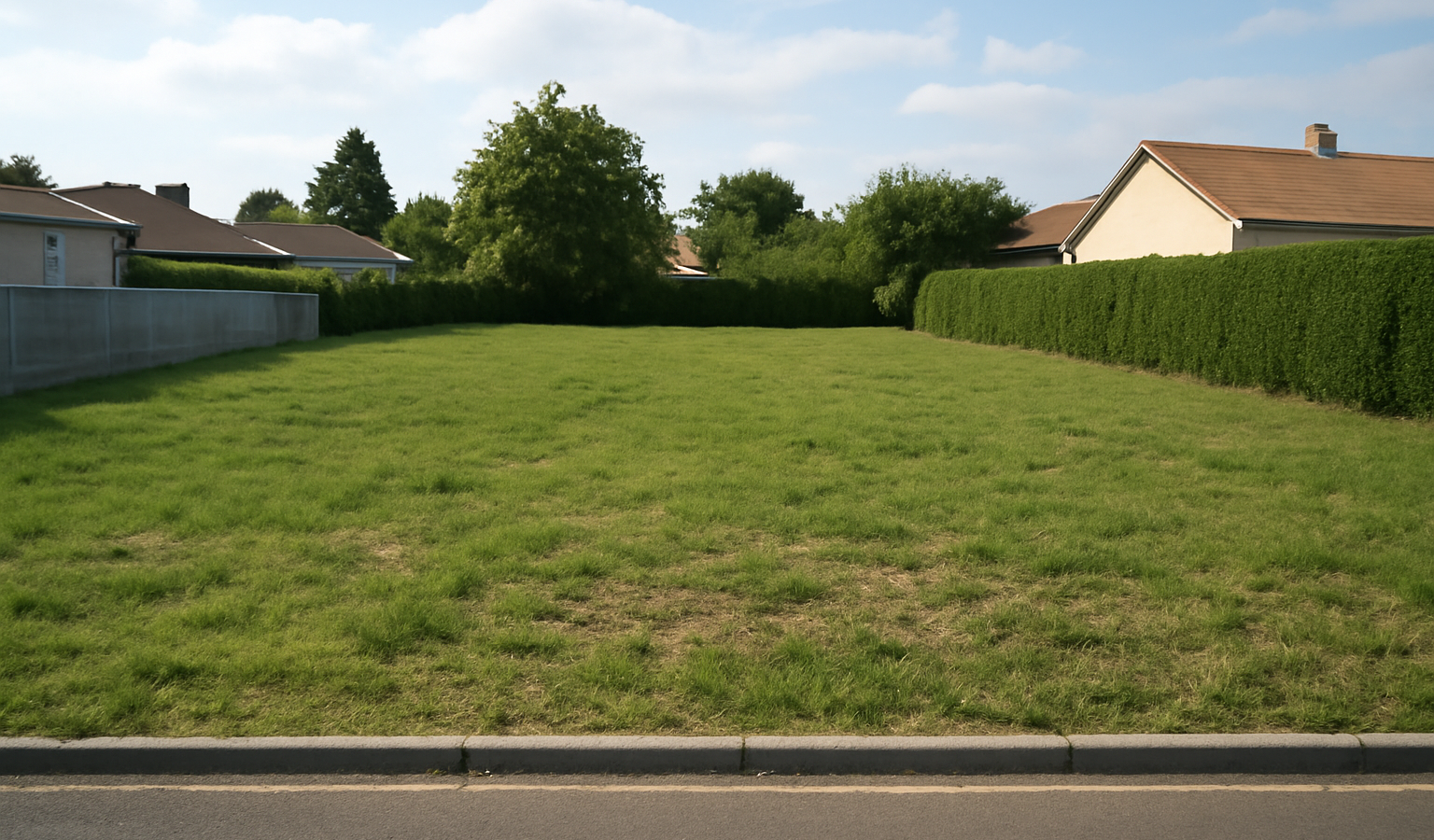Terrain constructible zone résidentielle calme
