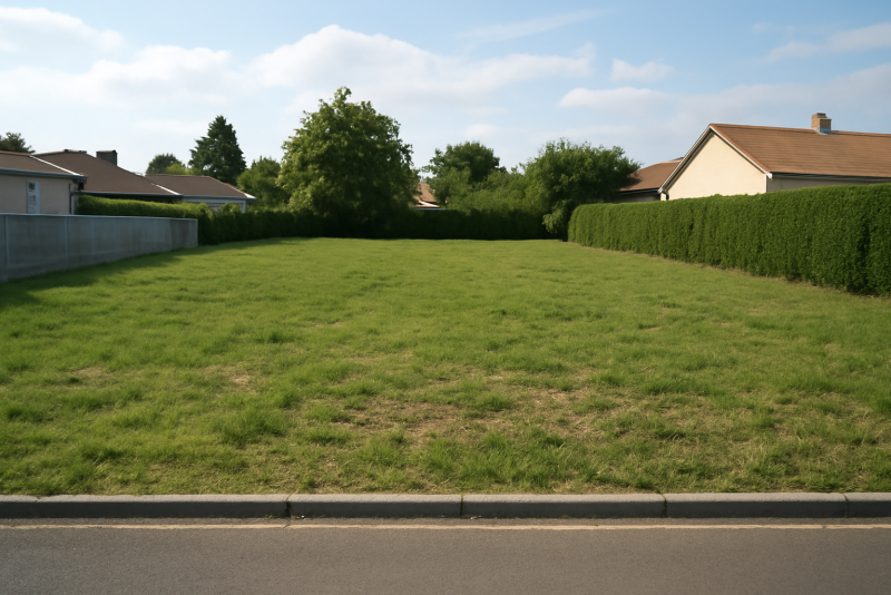 Terrain constructible zone résidentielle calme