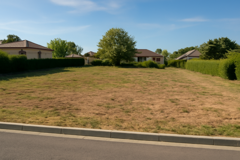 Terrain constructible zone résidentielle calme