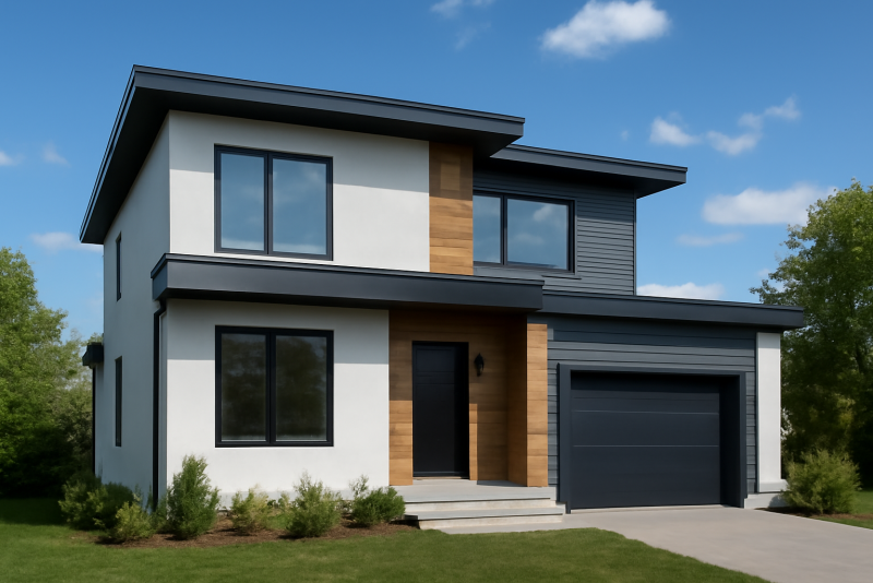 Maison neuve performante et moderne