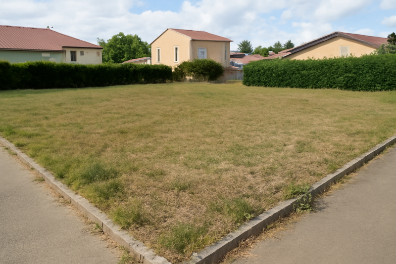 Terrain constructible zone résidentielle calme