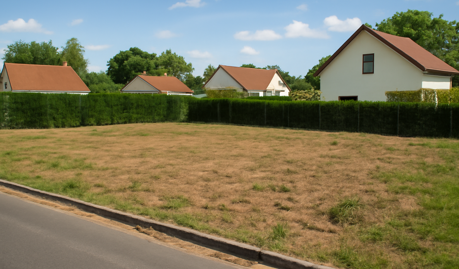 Terrain constructible zone résidentielle calme