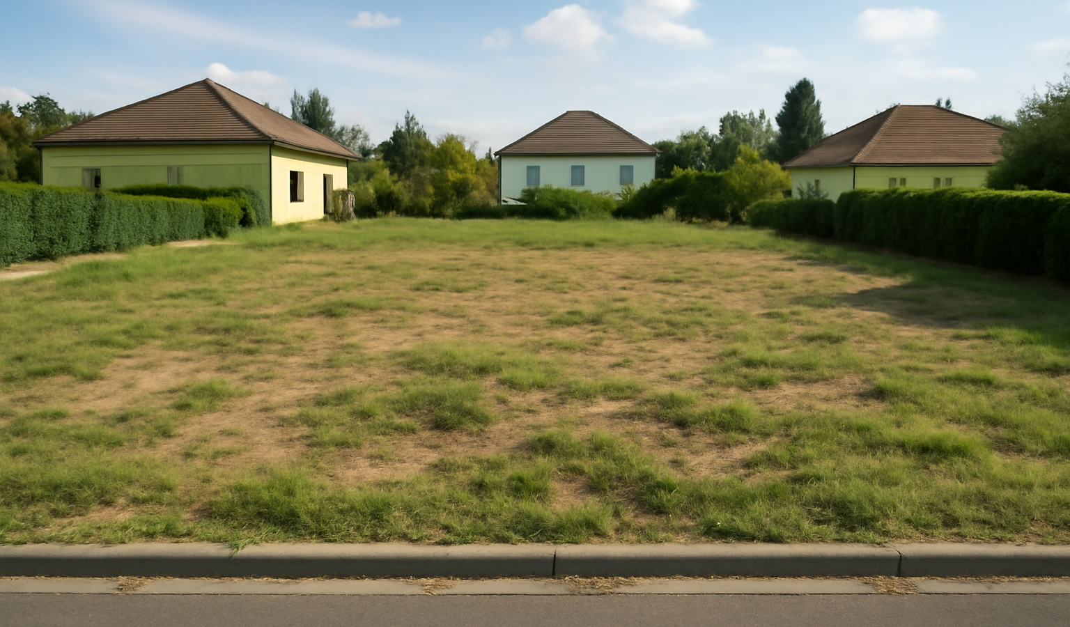 Terrain constructible zone résidentielle calme