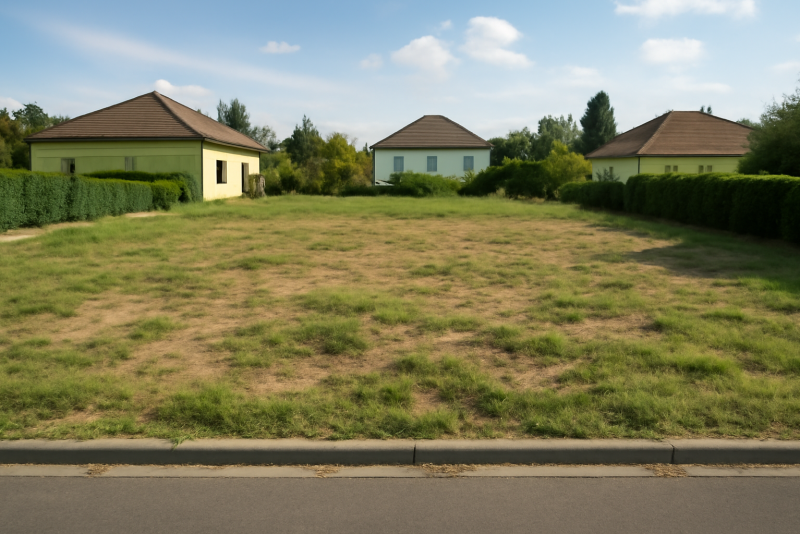 Terrain constructible zone résidentielle calme