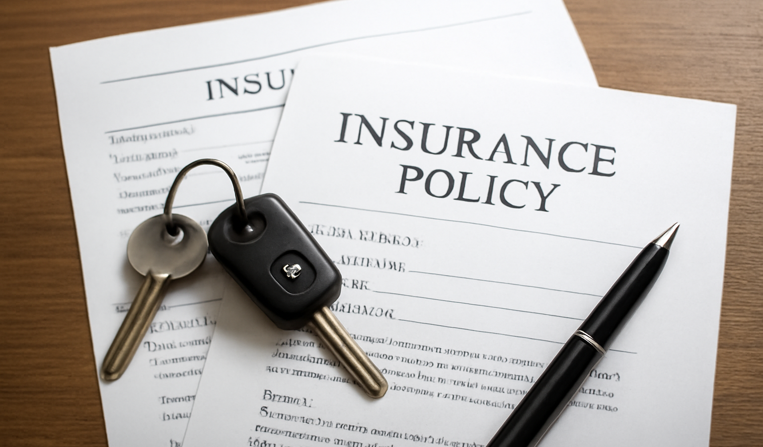 polices d'assurance et cles posees sur contrat