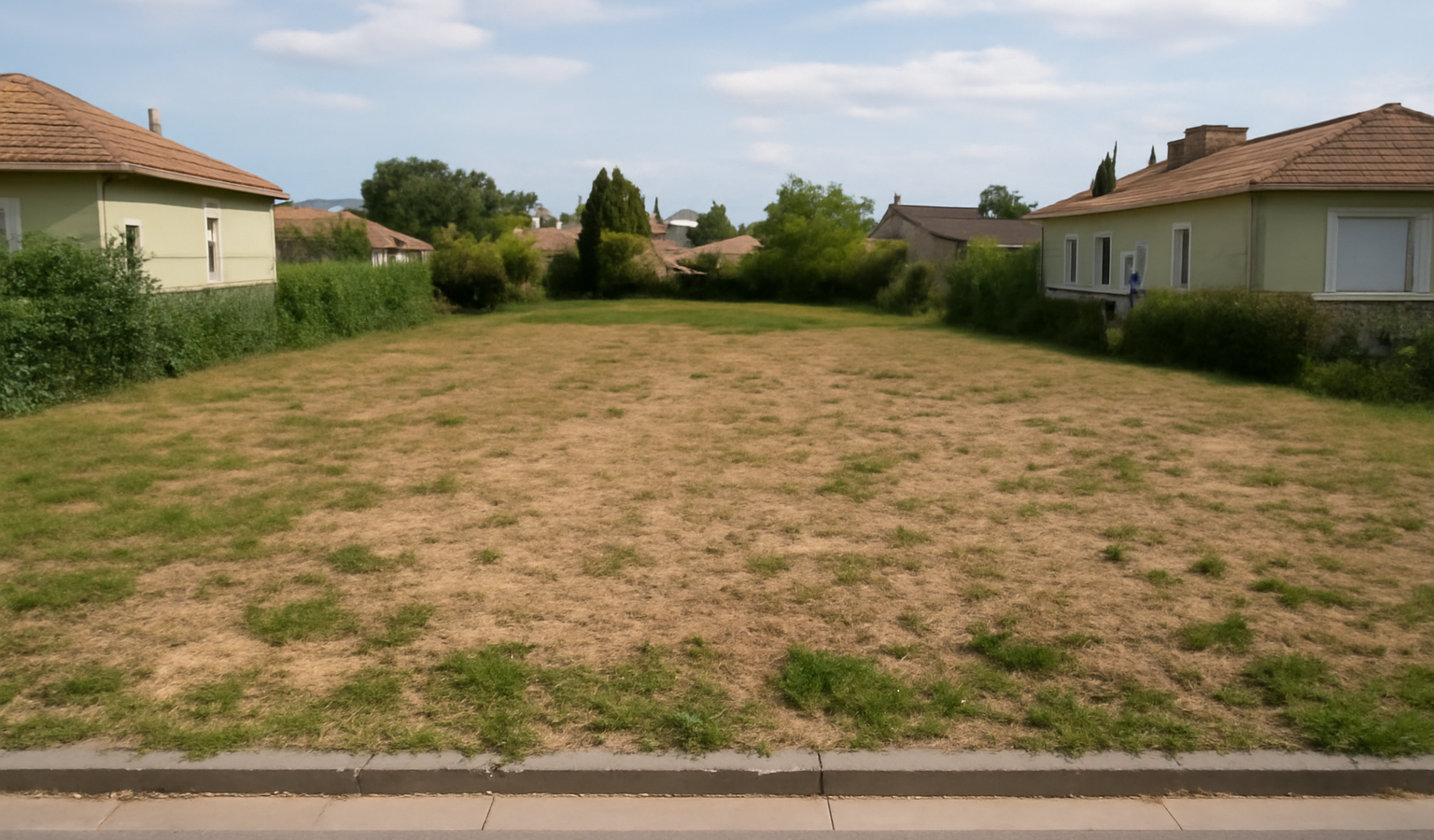 Terrain constructible zone résidentielle calme