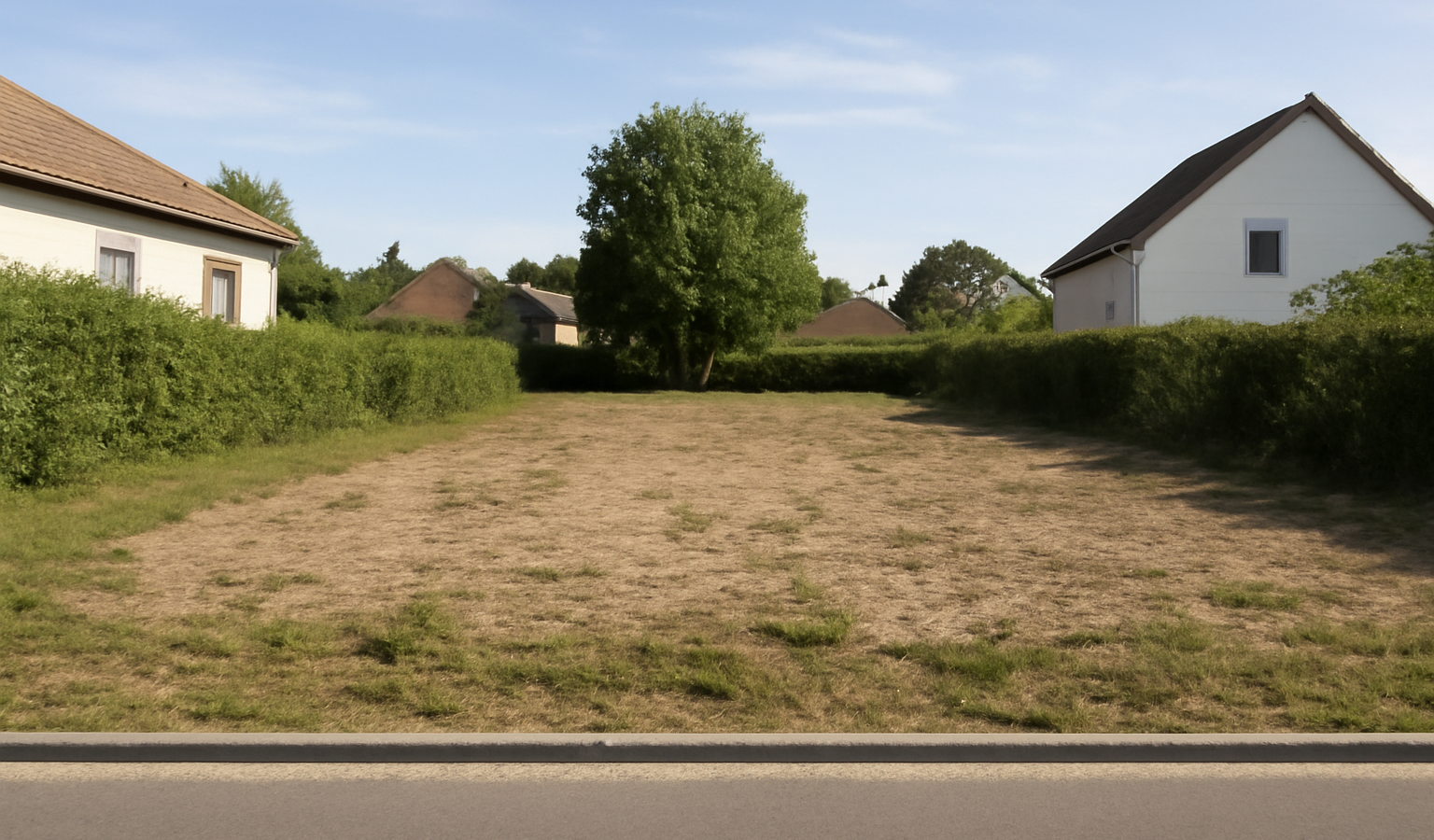 Terrain constructible zone résidentielle calme