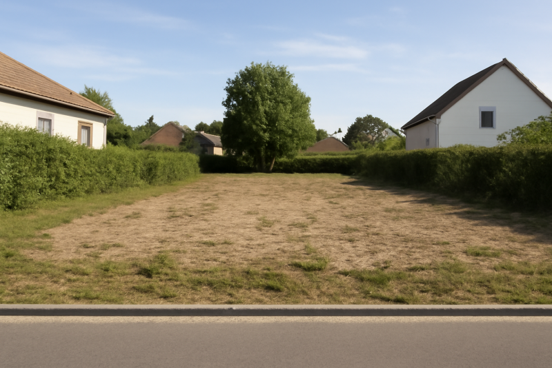 Terrain constructible zone résidentielle calme