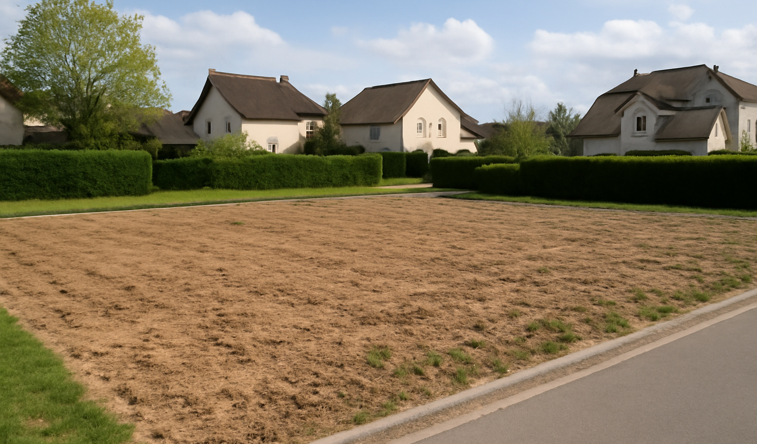 Terrain constructible zone résidentielle calme
