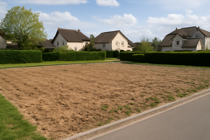 Terrain constructible zone résidentielle calme
