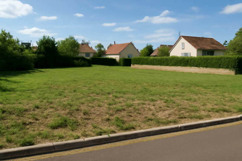 Terrain constructible zone résidentielle calme