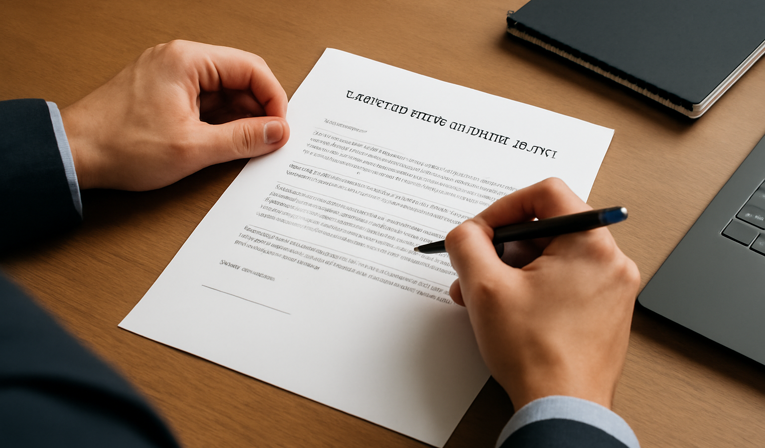 personne signant lettre de recours administratif